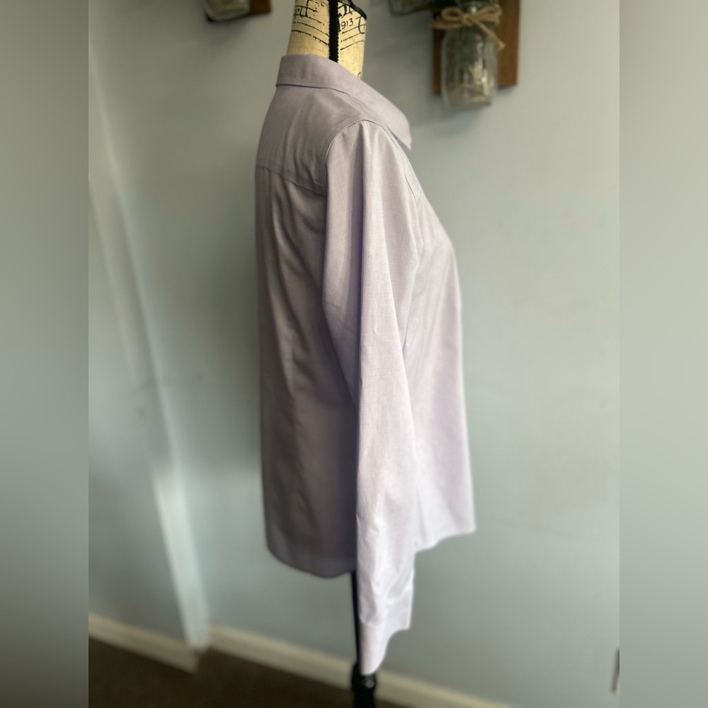 Talbots Blouse Buttons Down Stretch Lightweight 1… - image 4